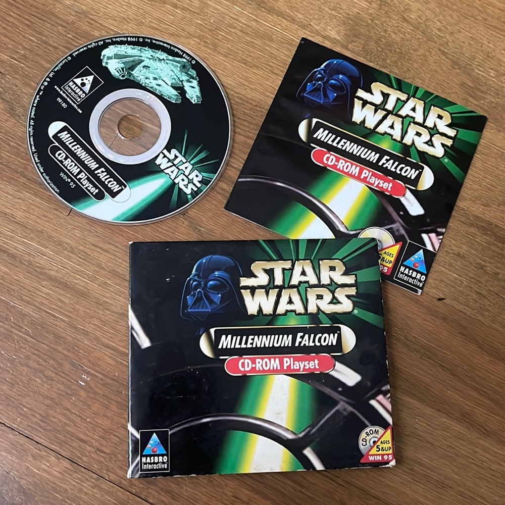 Star Wars Millennium Falcon CD ROM Playset | 1998